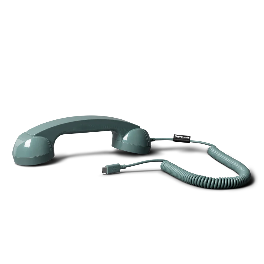 Native Union POP Phone Type-C Portlu Retro Telefon Ahizesi Koyu Yeşil