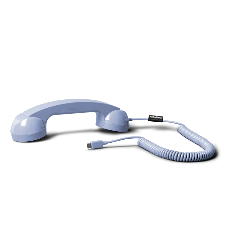 Native Union POP Phone Type-C Portlu Retro Telefon Ahizesi Açık Mavi