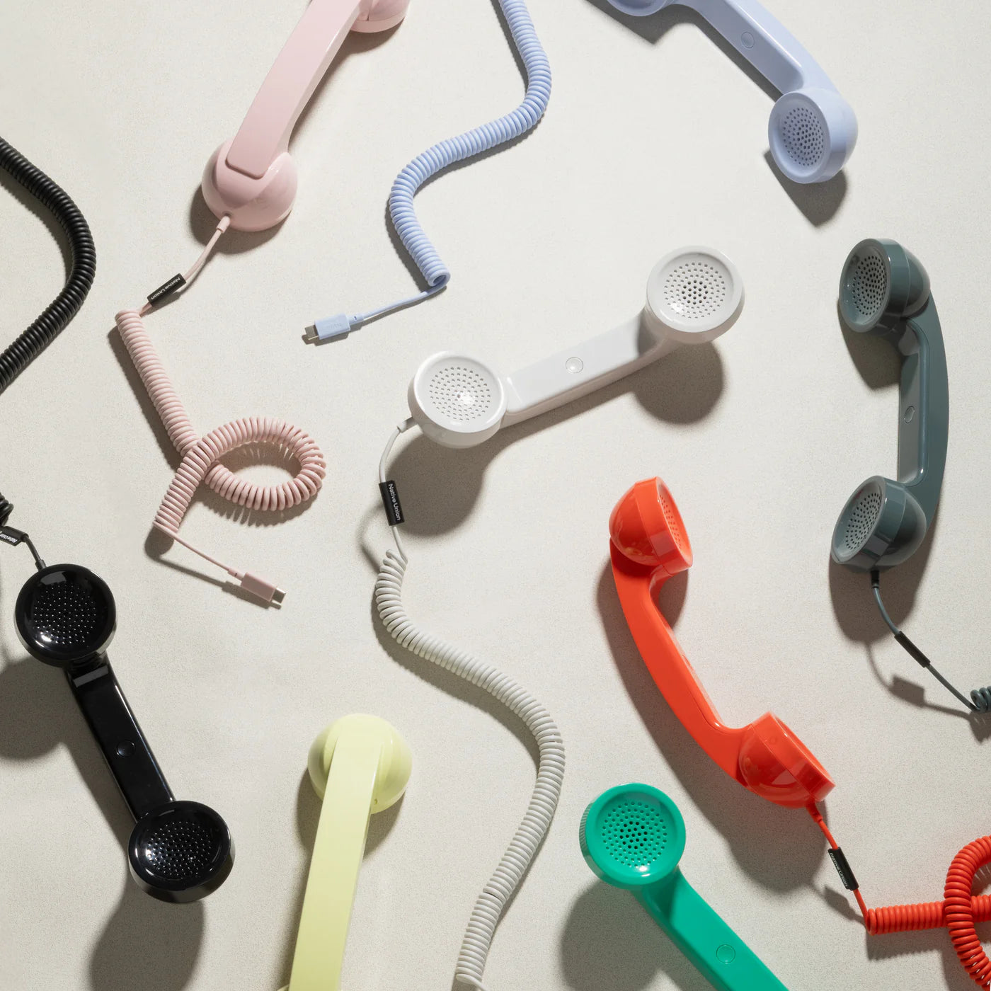 Native Union POP Phone Type-C Portlu Retro Telefon Ahizesi Pembe