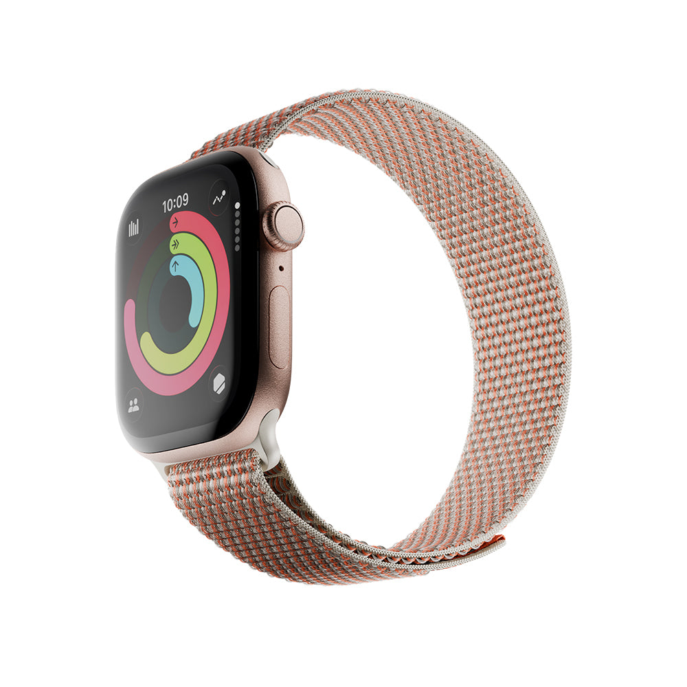 Apple Watch Native Union Active Watch Loop Serisi Hasır Kordon Koyu Turuncu