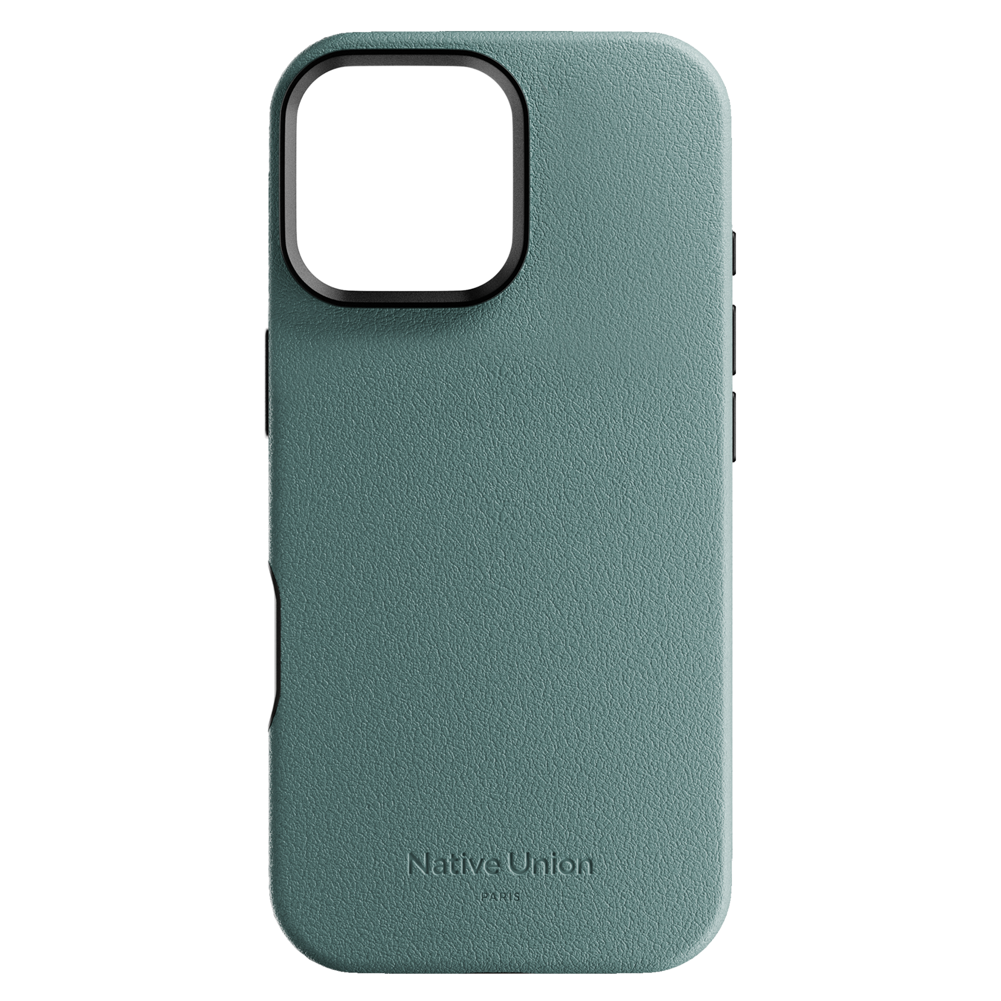 Active Serisi iPhone 16 Pro Max Magsafe Uyumlu Deri Dokulu Yeşil Kılıf