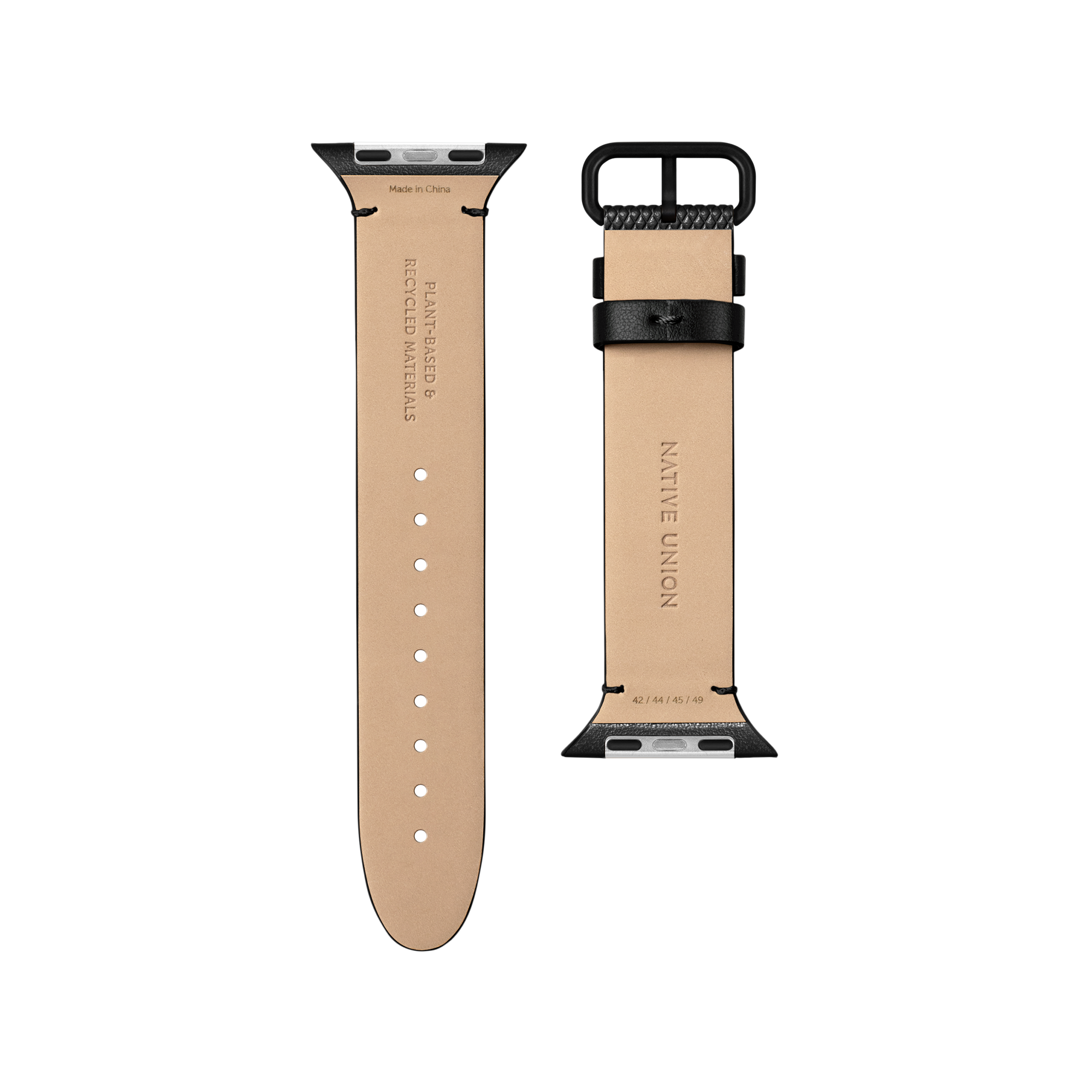 Apple Watch Native Union Classic Serisi Silikon Kordon Siyah