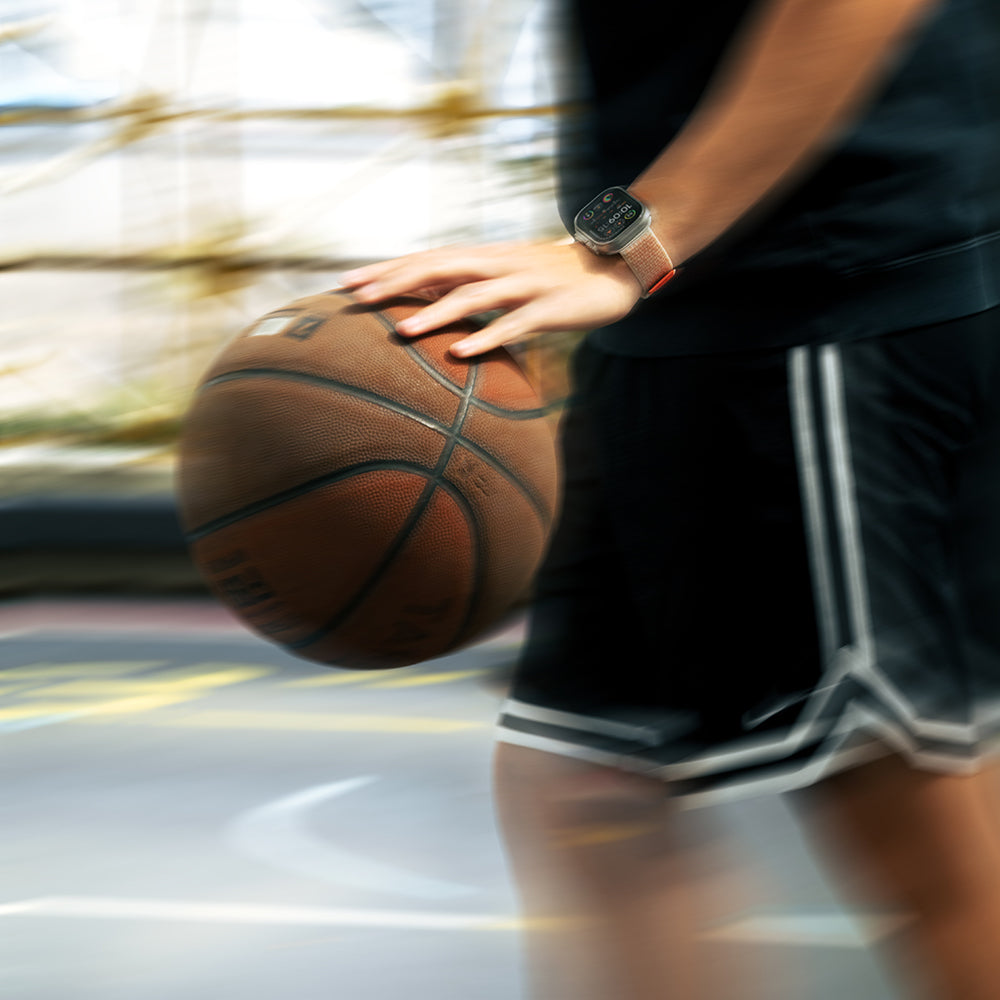 Apple Watch Native Union Active Watch Loop Serisi Hasır Kordon Koyu Turuncu