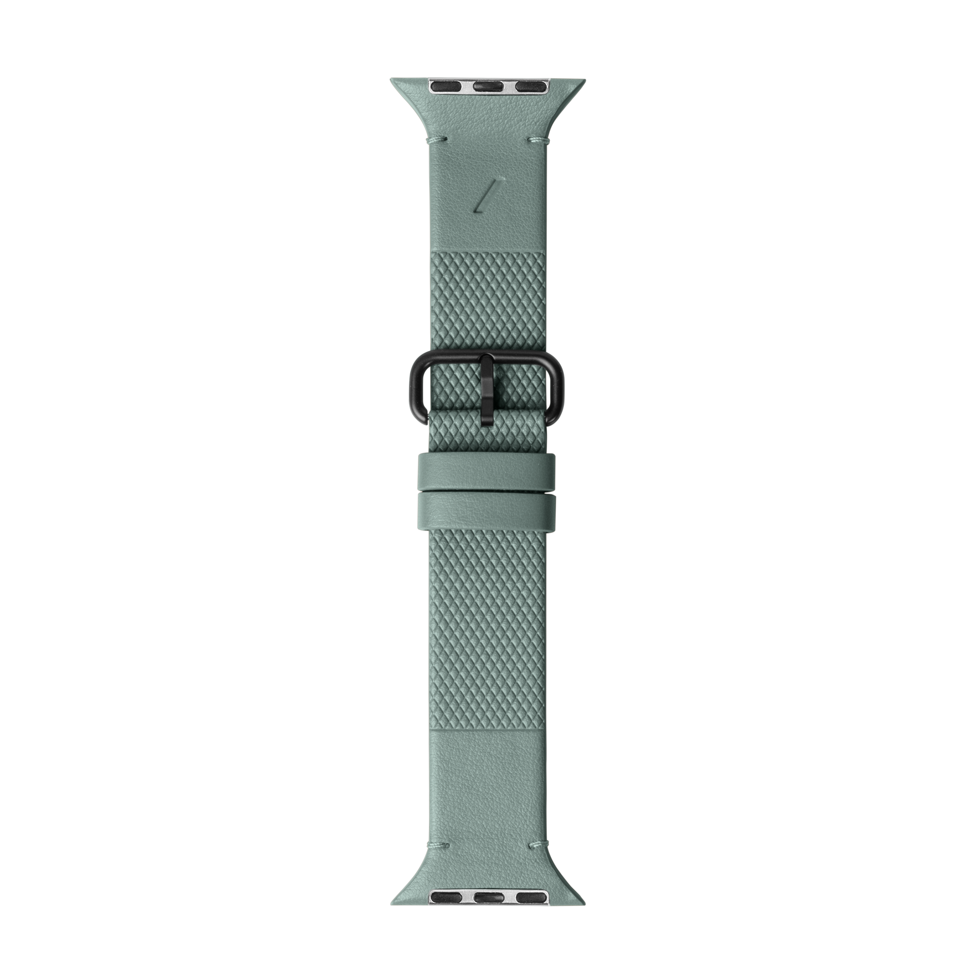 Native Union Classic kordon Apple Watch 10 46mm yeşil detay görünümü