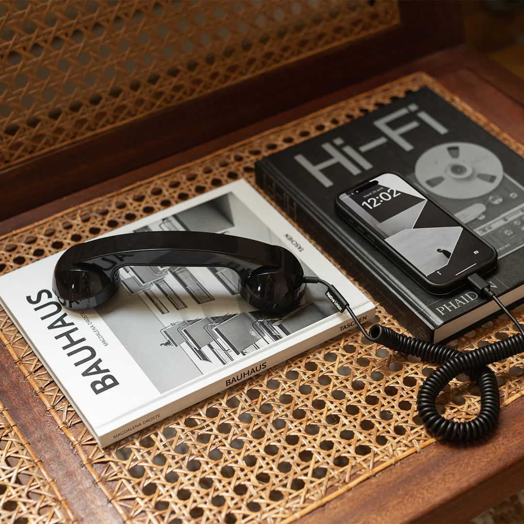 Native Union POP Phone Type-C Portlu Retro Telefon Ahizesi Siyah