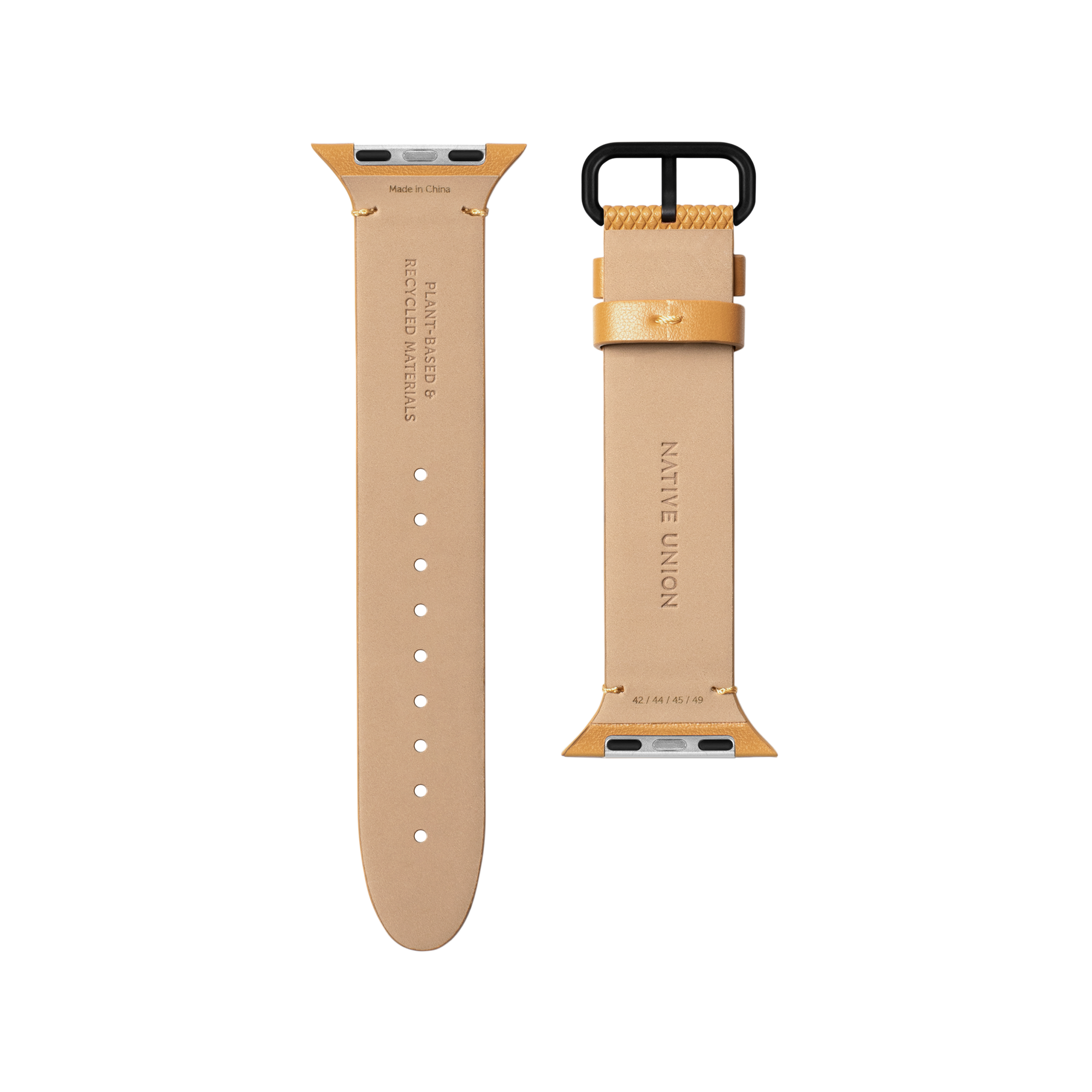 Apple Watch Native Union Classic Serisi Silikon Kordon Turuncu