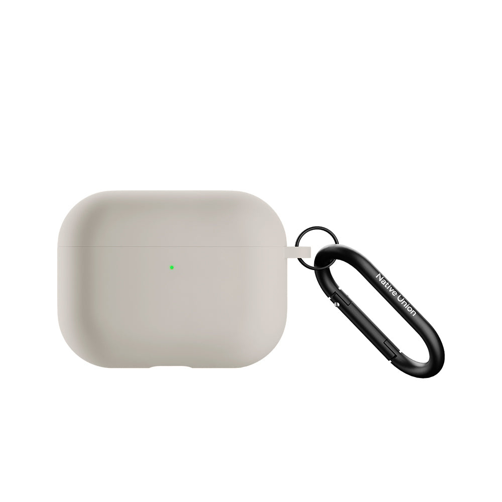 Apple AirPods Pro 3 Kılıf M-Safe Şarj Özellikli Native Union Active Serisi Kapak Krem