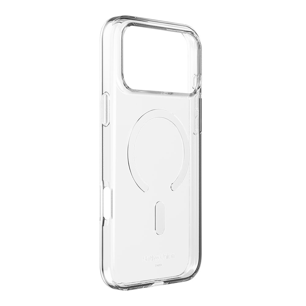 Apple iPhone 17 Pro Kılıf M-safe Şarj Özellikli Native Union RE Clear Serisi Kapak Şeffaf