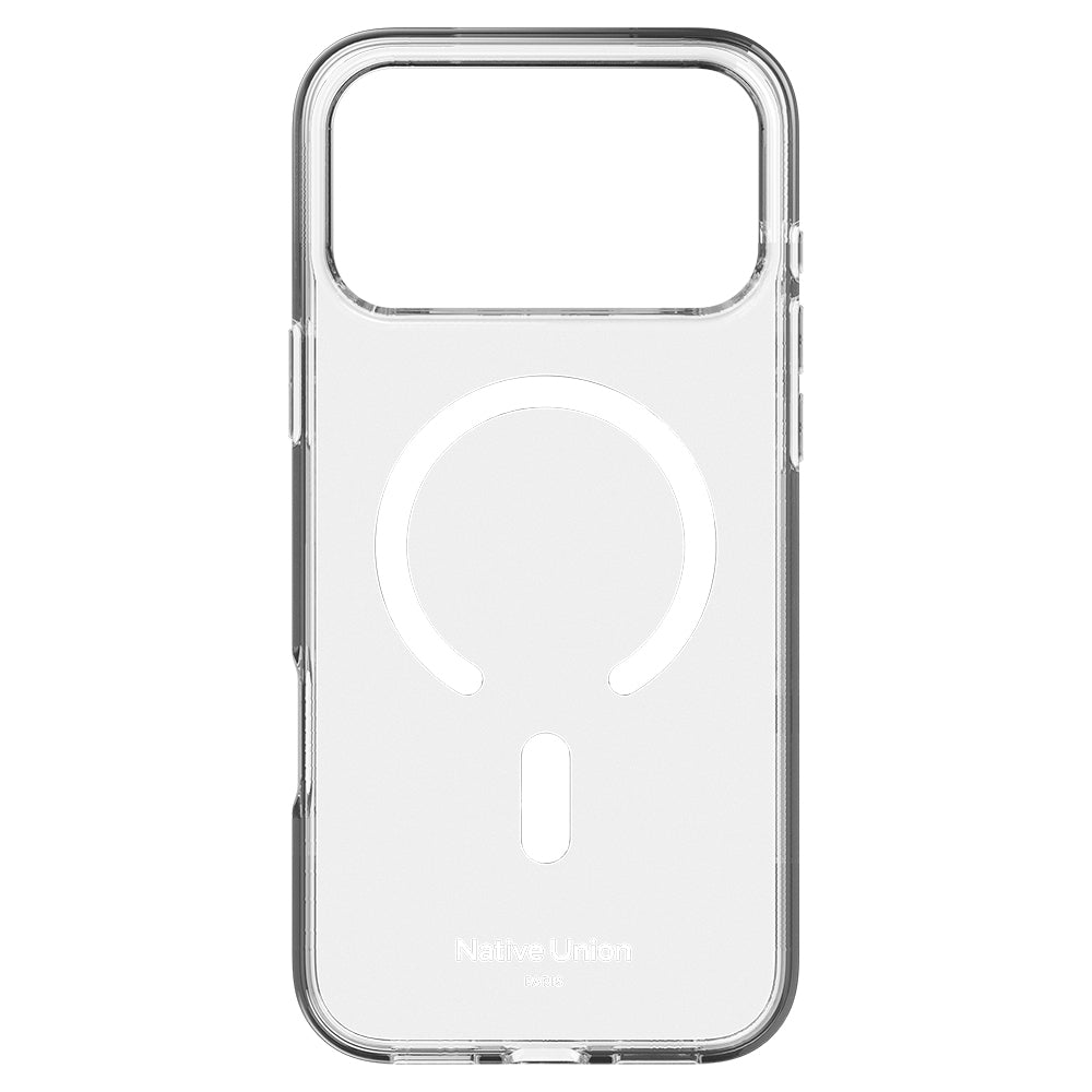 Apple iPhone 17 Pro Max Kılıf M-safe Şarj Özellikli Native Union RE Clear Serisi Kapak Şeffaf