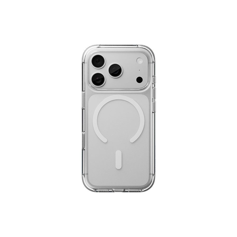 Apple iPhone 18 Pro Kılıf M-safe Şarj Özellikli Native Union Airbag Tasarımlı RE Clear Serisi Kapak Şeffaf