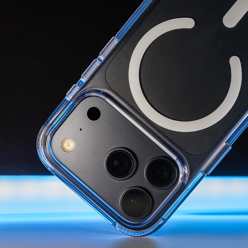 Apple iPhone 18 Pro Kılıf M-safe Şarj Özellikli Native Union Airbag Tasarımlı RE Clear Serisi Kapak Şeffaf