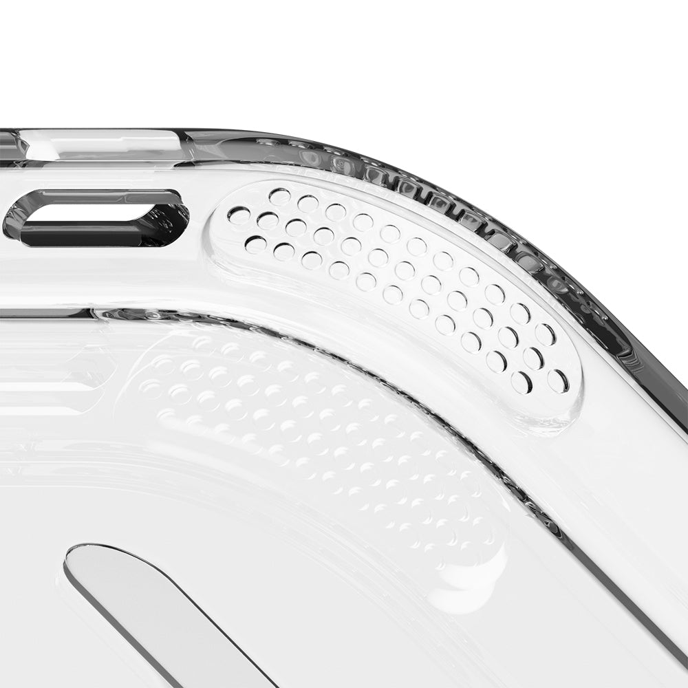 Apple iPhone 18 Pro Max Kılıf M-safe Şarj Özellikli Native Union Airbag Tasarımlı RE Clear Serisi Kapak Şeffaf