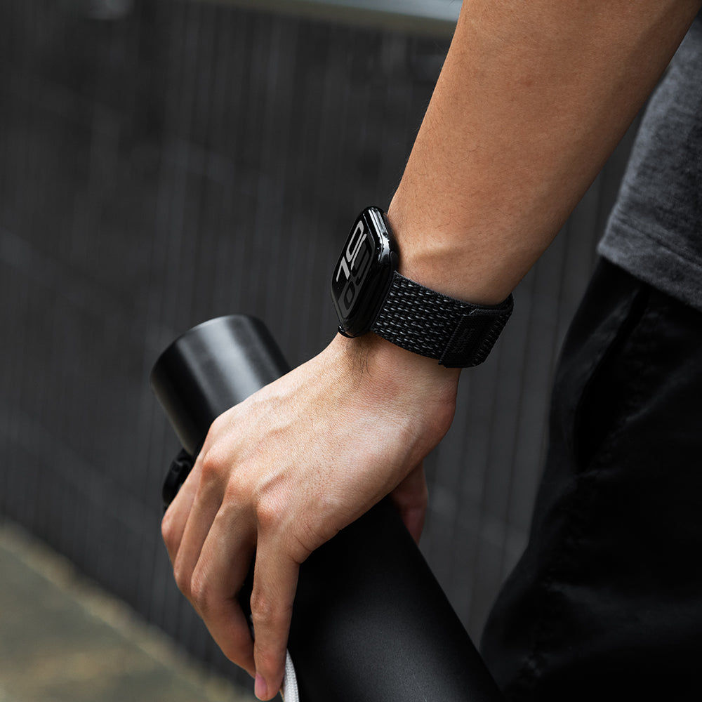 Apple Watch Native Union Active Watch Loop Serisi Hasır Kordon Siyah
