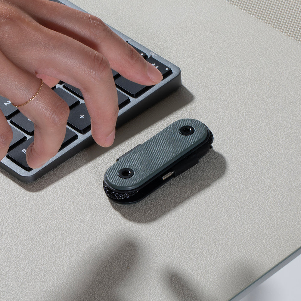 Native Union Pocket Cable Type-C to Type-C Hızlı Şarj Özellikli Anahtarlık Data ve Şarj Kablosu 60W Beyaz