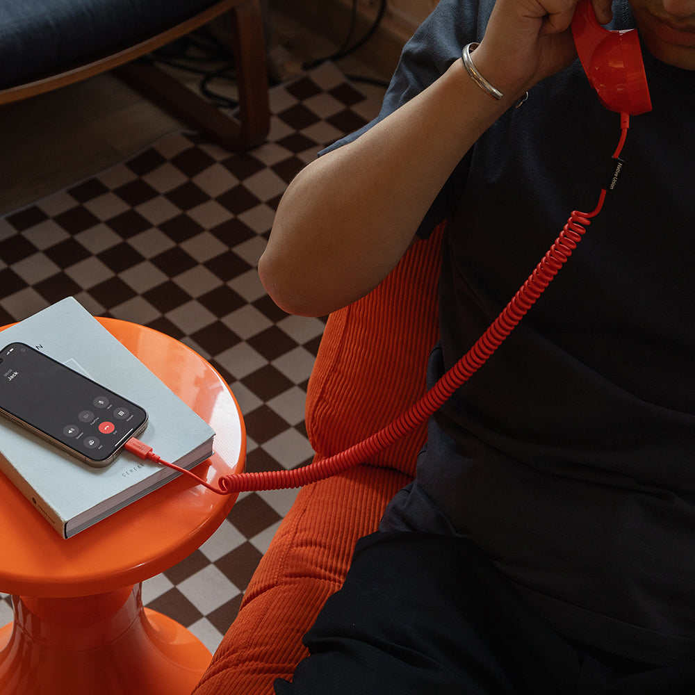 Native Union POP Phone Type-C Portlu Retro Telefon Ahizesi Yeşil