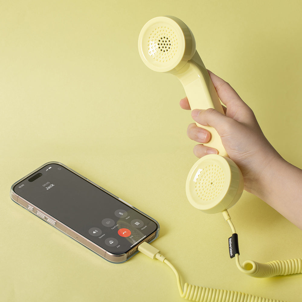 Native Union POP Phone Type-C Portlu Retro Telefon Ahizesi Pembe