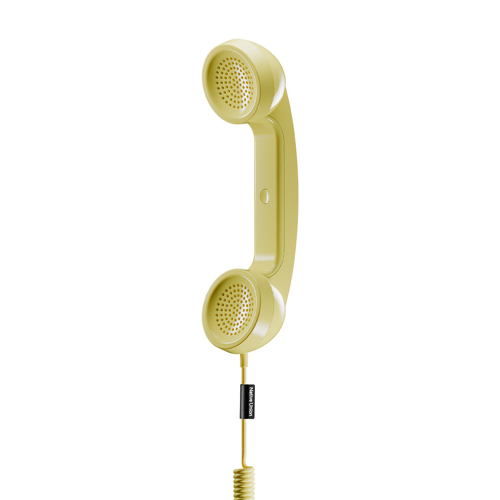 Native Union POP Phone Type-C Portlu Retro Telefon Ahizesi Sarı