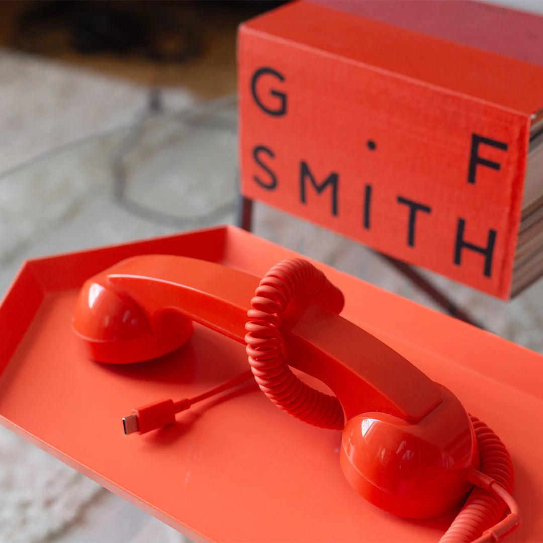 Native Union POP Phone Type-C Portlu Retro Telefon Ahizesi Kırmızı