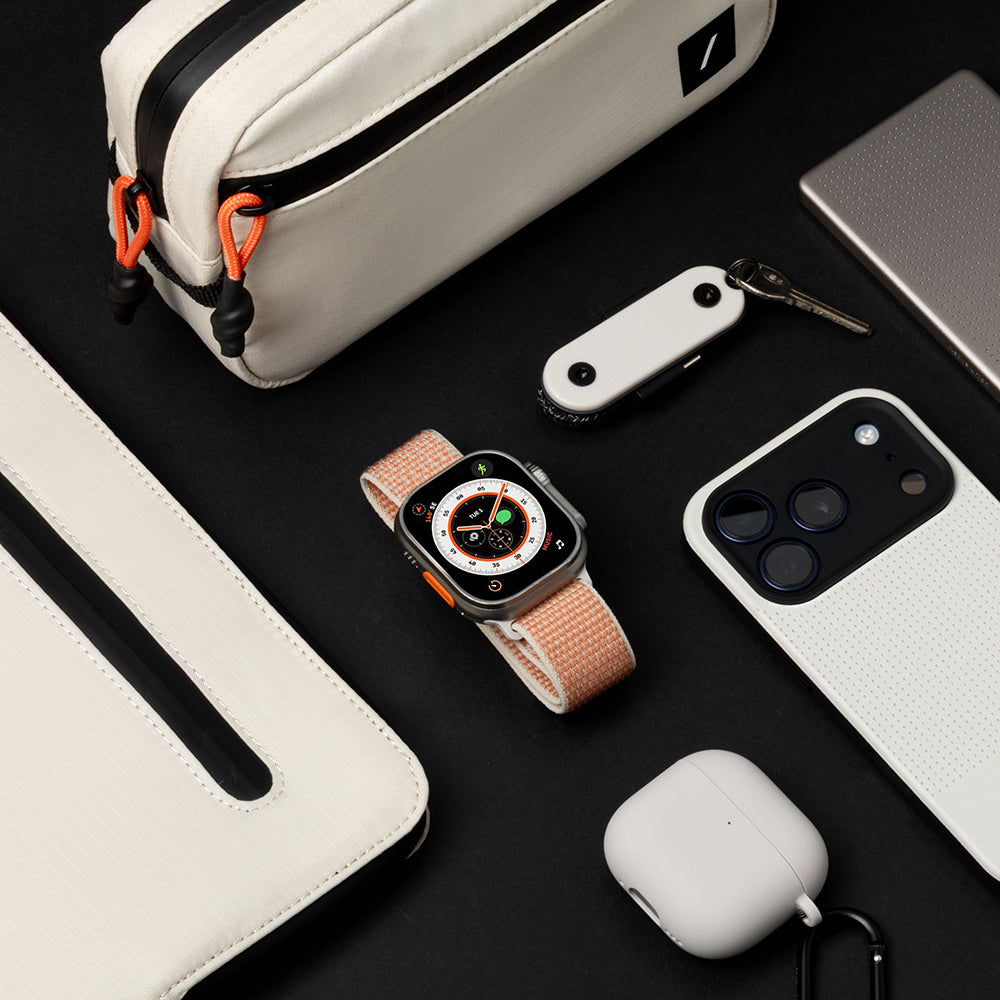 Apple Watch Native Union Active Watch Loop Serisi Hasır Kordon Koyu Turuncu