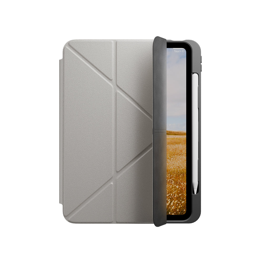 Apple iPad 10.9 2022 (10.Nesil) Native Union Active Serisi Katlanabilir Standlı Kılıf Krem