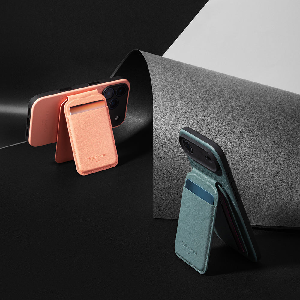 MagSafe uyumlu iPhone 17 Pro Native Union yeşil kılıf manyetik halka yapısı
