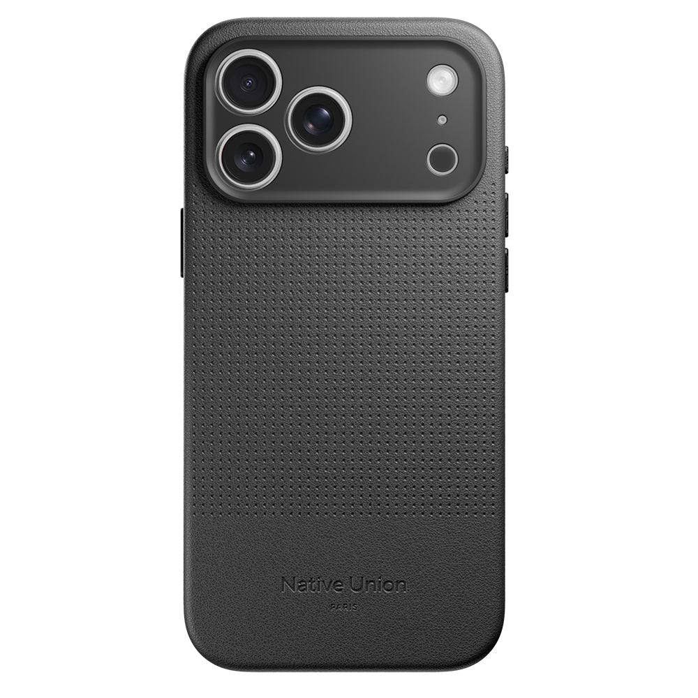 iPhone 17 Pro Max için Native Union Active Serisi siyah kılıf tam görünüm
