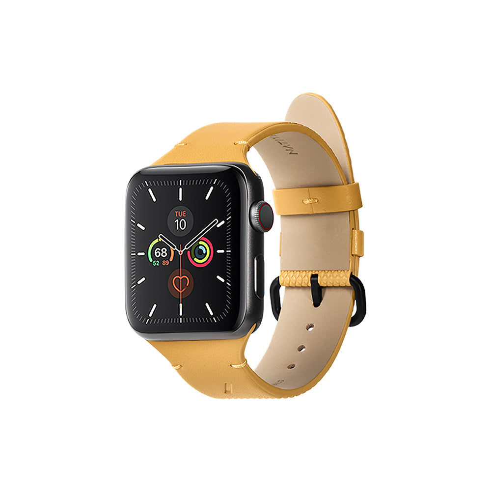 Apple Watch Native Union Classic Serisi Silikon Kordon Turuncu