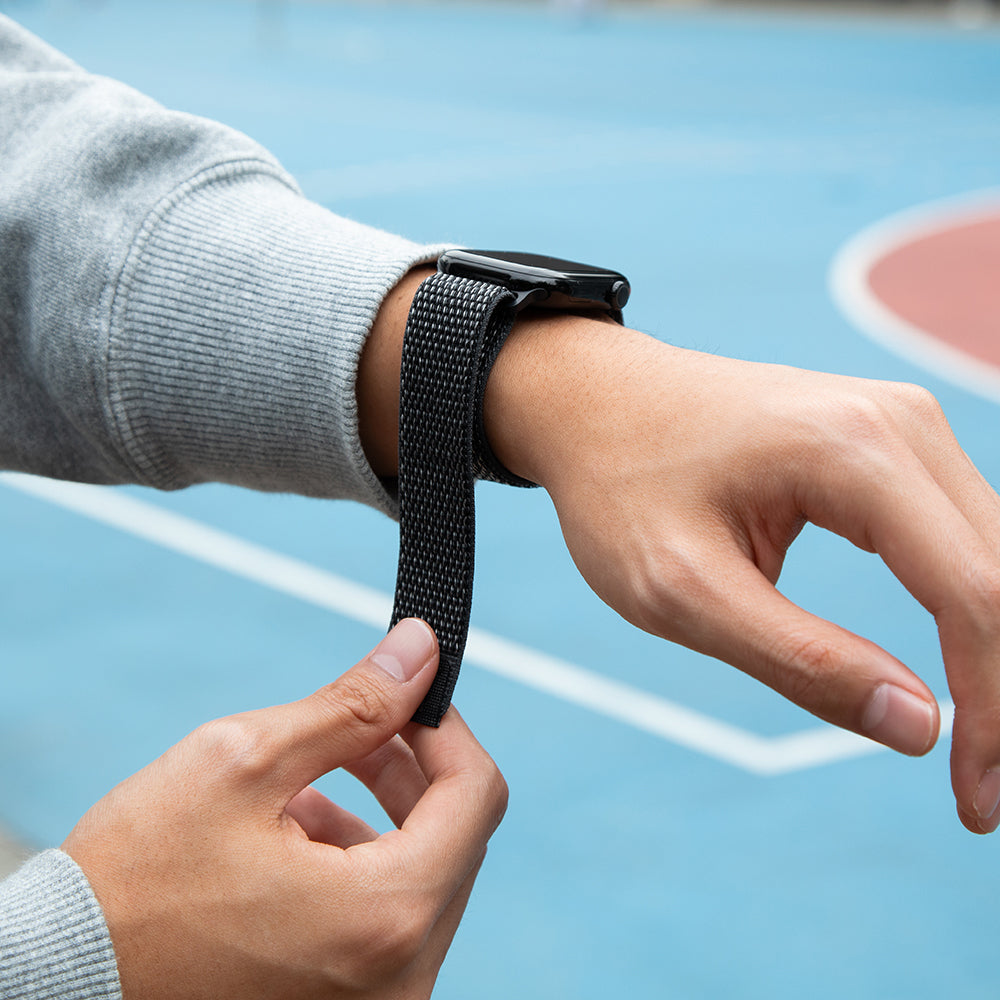 Apple Watch Native Union Active Watch Loop Serisi Hasır Kordon Siyah