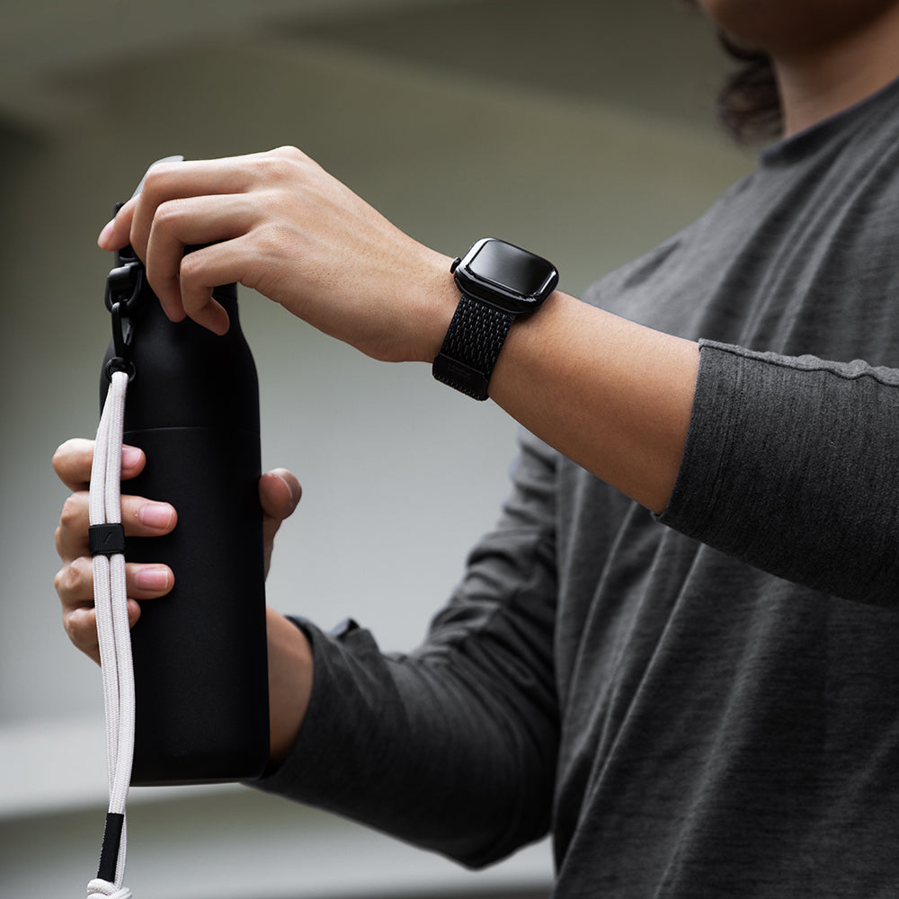 Apple Watch Native Union Active Watch Loop Serisi Hasır Kordon Siyah