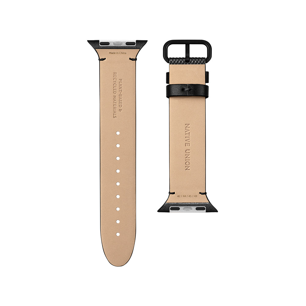 Apple Watch 42mm Native Union Classic Serisi Silikon Kordon Siyah