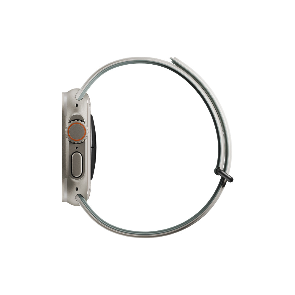 Apple Watch Ultra 49mm Native Union Active Watch Band Serisi Silikon Kordon Yeşil-Gri