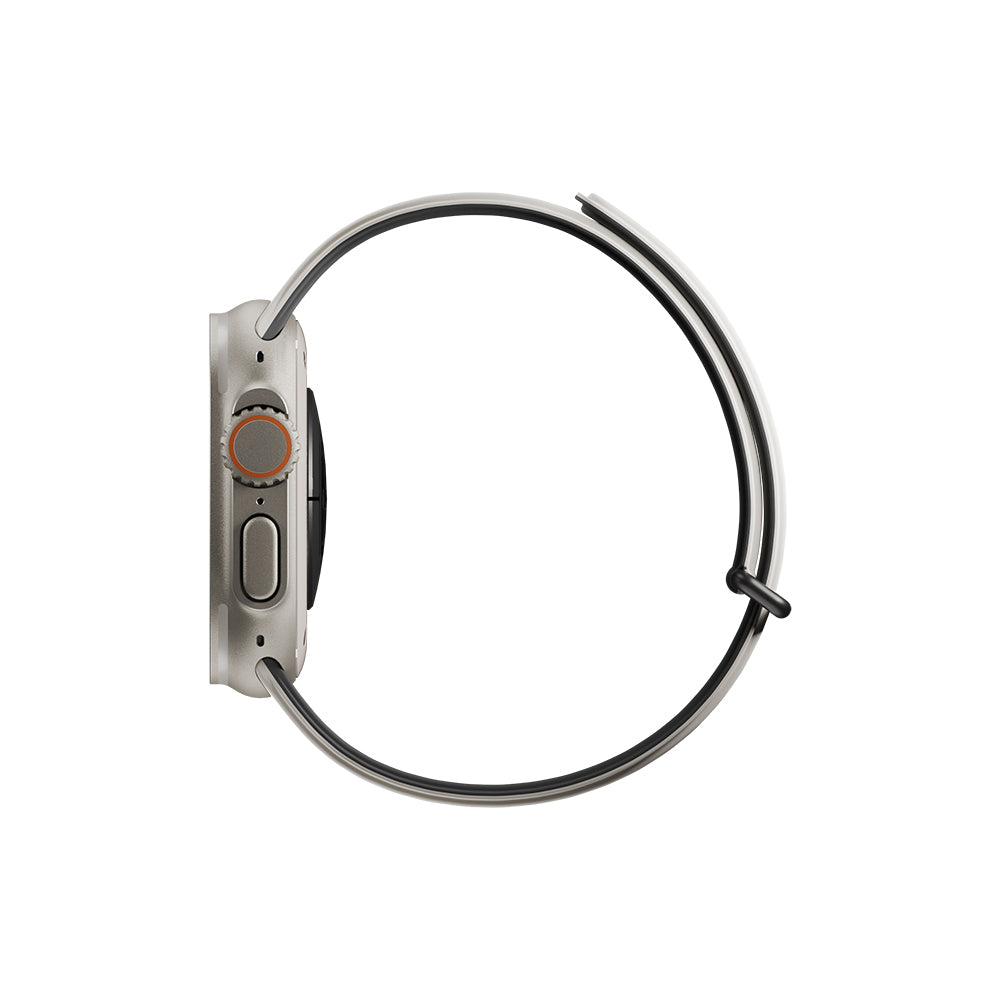Apple Watch Ultra 49mm Native Union Active Watch Band Serisi Silikon Kordon Siyah-Gri