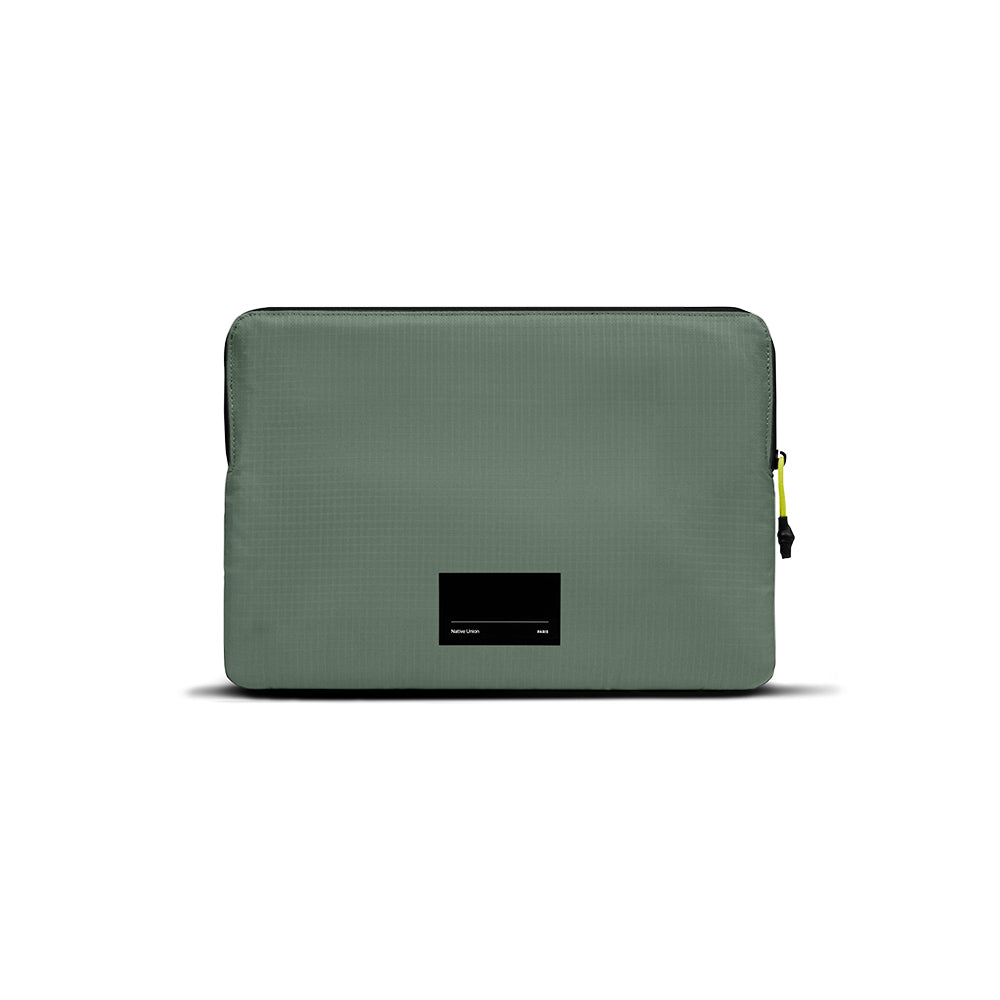 Native Uninon Ultralight Sleeve Serisi Su Geçirmez Ripstop Kumaş 14 inç Macbook Çantası Yeşil