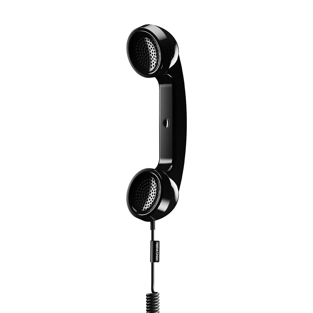 Native Union POP Phone Type-C Portlu Retro Telefon Ahizesi Siyah